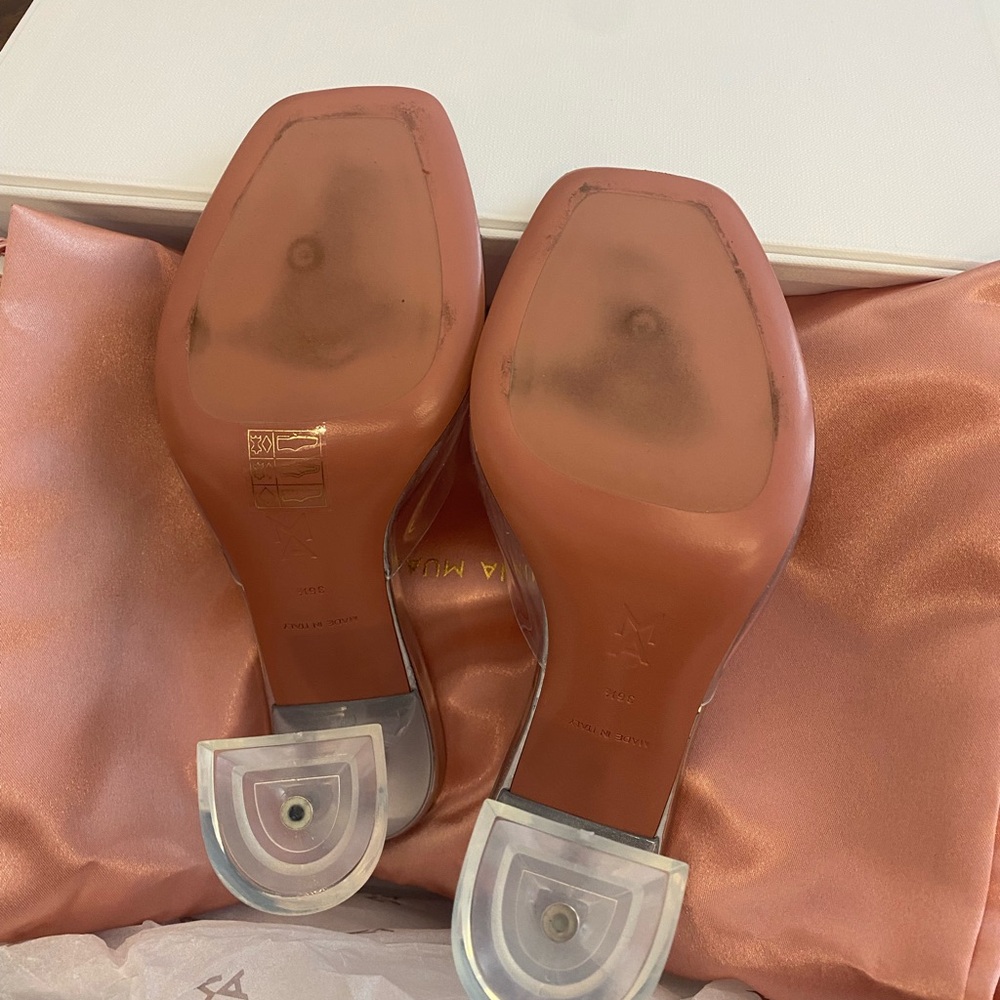 Amina Muaddi Lupita Heel Mules - Picture 3 of 4